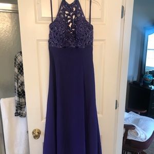 Purple prom dress